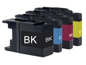 Brother Huismerk LC-1240 XL Cartridges - Zwart + Alle Kleuren Set - Inktkeuze