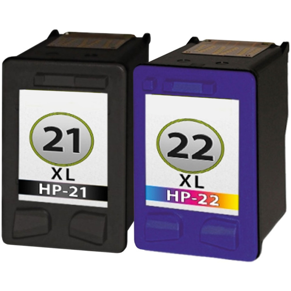 HP 21/22 Huismerk Cartridges – Zwart + Kleur - Inktkeuze