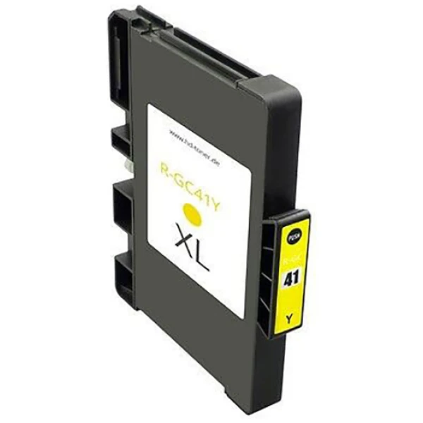 1x Ricoh Huismerk GC-41 - Geel - Inktkeuze