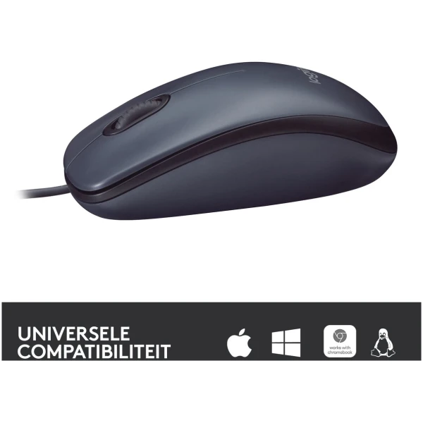 Logitech B100 - Muis - Zwart - Afbeelding 2